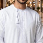 White Omani Thobe For Men - Image 2