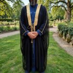 Al-Rijaal Black Royal Bisht | Gold Embroidered Arabic Cloak for Men - Image 2
