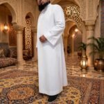 Al-Rijaal White Azhari Thobe | Imam Jubba for Men - Image 3